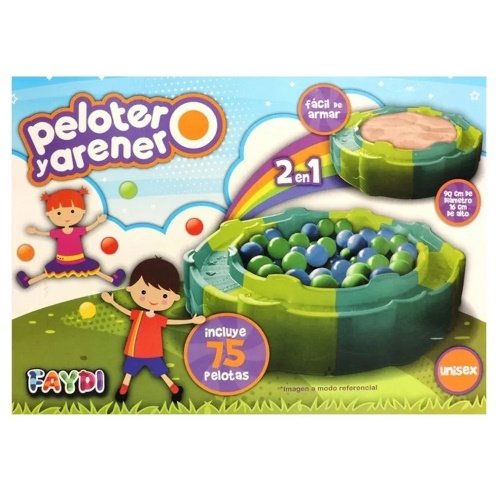 ARENERO Y PELOTERO 2 EN 1 CON 75 PELOTAS -4050054 - Image 3