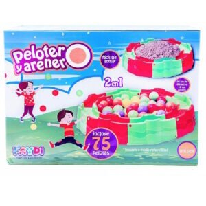 ARENERO Y PELOTERO 2 EN 1 CON 75 PELOTAS -4050054
