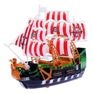 BARCO PIRATA CHICO CON MUÑECOS Y ACCESORIOS -12604