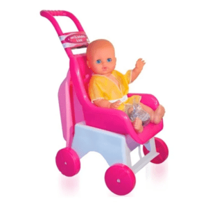 BEBE C/CARRITO Y BANADERA -4106