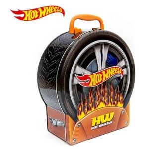 CAJA PORTA AUTOS RUEDA HOT WHEELS METALICA 29 AUTOS -HWCC18