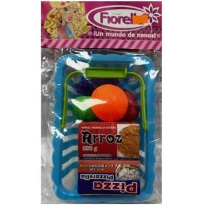 CANASTA DE COMPRAS CON ACCESORIOS FIORELLA -61371