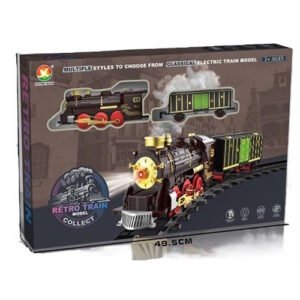 TREN A PILAS CON LUZ SONIDO Y HUMO RETRO TRAIN -065/1332