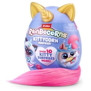 RAINBOCORNS HUEVO CHICO CON COLA 10 SORPRESAS -6033