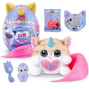 RAINBOCORNS HUEVO CHICO CON COLA 10 SORPRESAS -6033