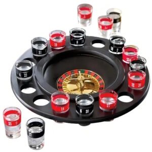 JUEGO DE RULETA CON SHOTS DE BEBIDA -M10164