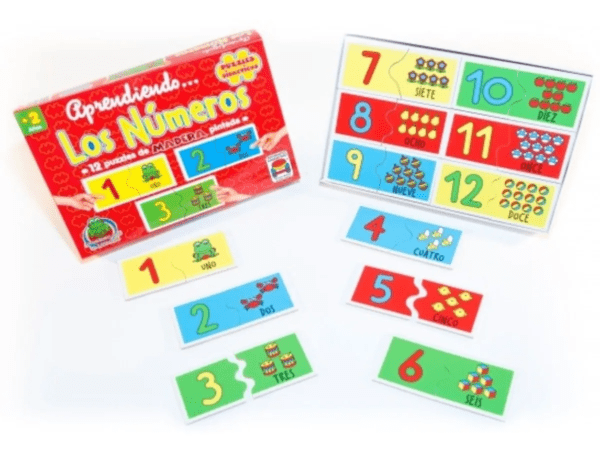 LOS NUMEROS JUEGO DE MADERA -A122
