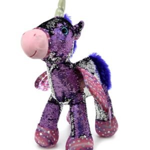 UNICORNIO PARADO 53CM C/LENTEJUELAS -7952