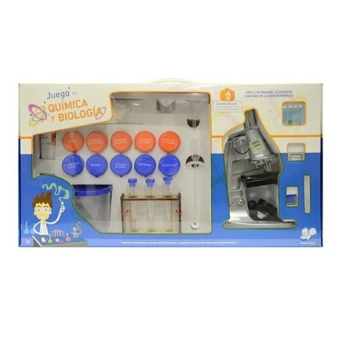 JUEGO DE QUIMICA Y BIOLOGIA C/MICR -JBQ1000