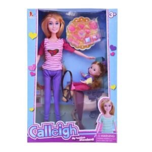 MUÑECA CALLEIGH C/NENA Y PONY -66375F