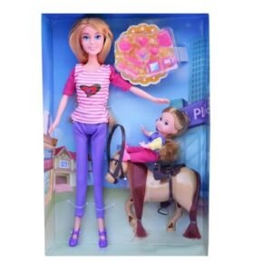 MUÑECA CALLEIGH C/NENA Y PONY -66375F