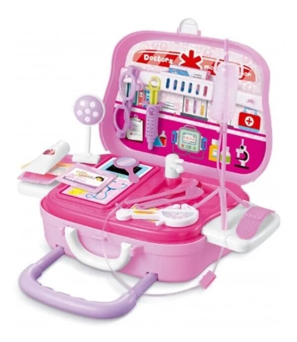 SET MINI DOCTORA CON VALIJA CON RUEDAS -7959