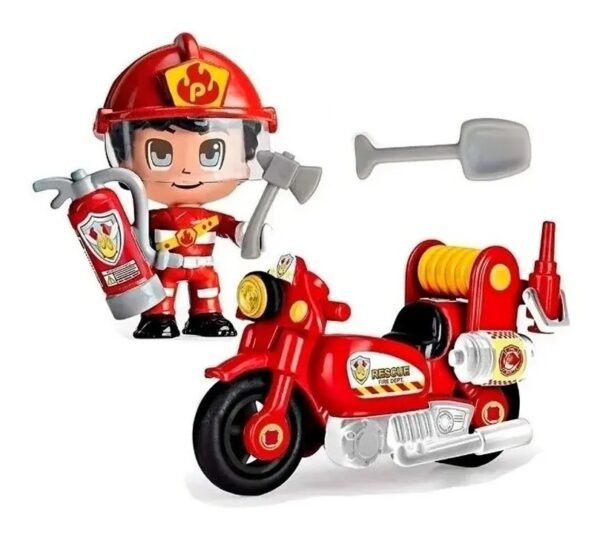 PINYPON ACTION MOTO DE BOMBEROS C/FI -14783 - Image 2