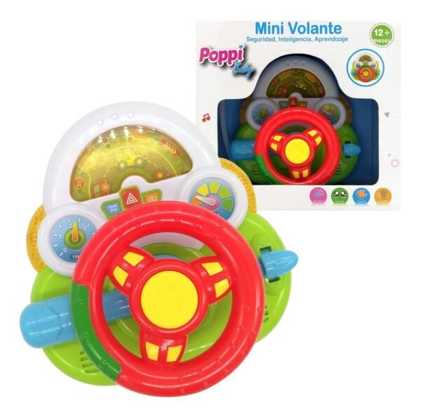 VOLANTE MUSICAL POPPI CON LUZ Y SON -6755