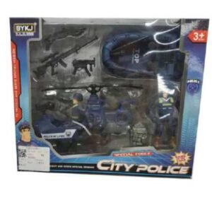SET DE POLICIA CON MUÑECOS Y ACC -BL3615
