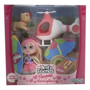 MUÑECA BEST FRIENDS HANNA C/HELICOPT -2435