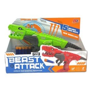 PISTOLA LANZA DARDOS DINOSAURIO -B346