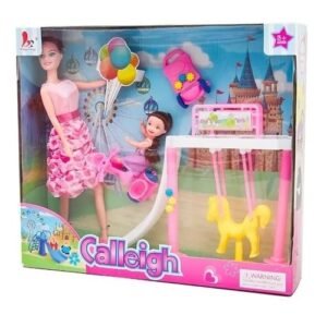 MUÑECA CALLEIGH CON NENA Y JUEGOS -66264