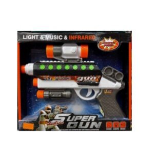 PISTOLA ESPACIAL A PILAS SUPER GUN  -8298