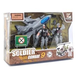 SET MILITAR AVION CON MUÑECOS -BL4310