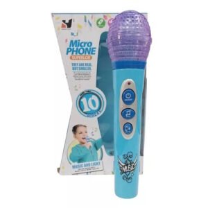 MICROFONO DE MANO CELESTE LUZ Y SONID -02406