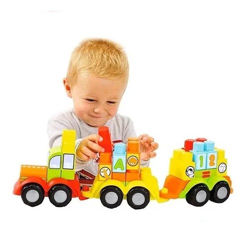 BLOQUES MAXI TREN CON VAGONES -9063 - Image 4