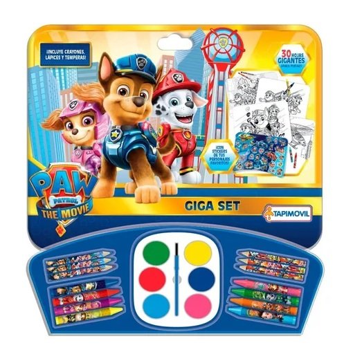 GIGA SET PARA COLOREAR PAW PATROL -9932