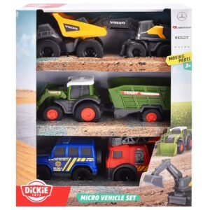 SET VEHICULOS VOLVO X6 DICKIE TOYS -203742016