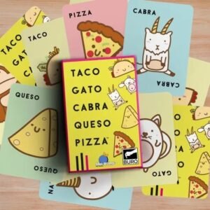 TACO GATO CABRA QUESO PIZZA JUEGO -TGCQP