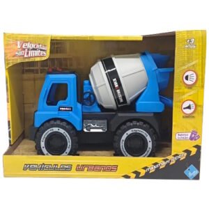 CAMION CEMENTERO CON LUZ Y SONIDOS VELOCIDAD SIN LIMITES -8035