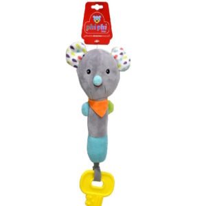 SONAJERO ANIMALITO CON MORDILLO 25CM -8703