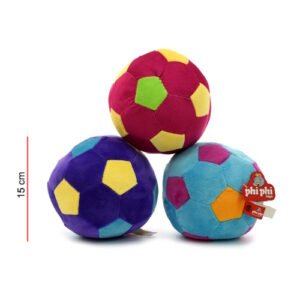 PELOTA BLANDA MULTICOLOR 15CM -2299