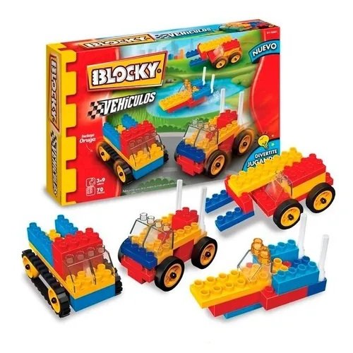 BLOCKY VEHICULOS 70 PIEZAS -601 - Image 2