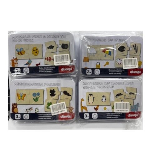 JUEGO DE ASOCIACION EN LATA -M482 - Image 3