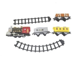 TREN A PILAS CON LUZ Y HUMO 14 PIEZAS ORBIT -ZY361099