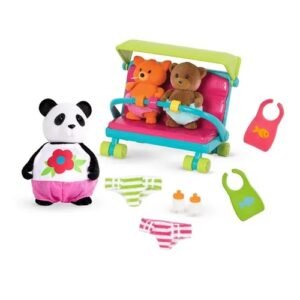 LIL WOODZEEZ NIÑERA CON BEBES Y ACCESORIOS -WZ6780Z