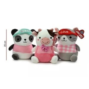 VACA /PANDA /GATO 25CM -8117