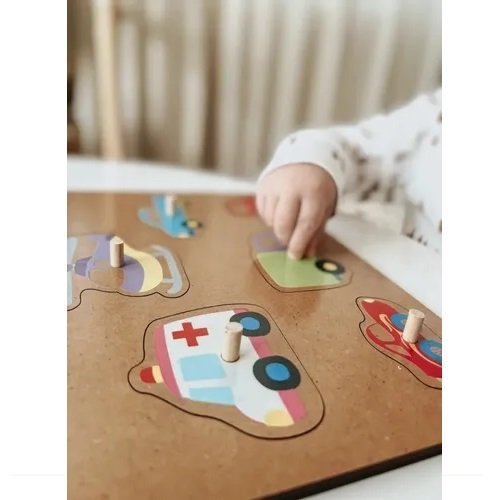 PUZZLE VEHICULOS DE MADERA -EA/AUTO - Image 2