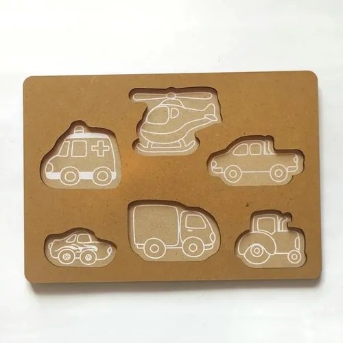 PUZZLE VEHICULOS DE MADERA -EA/AUTO - Image 3