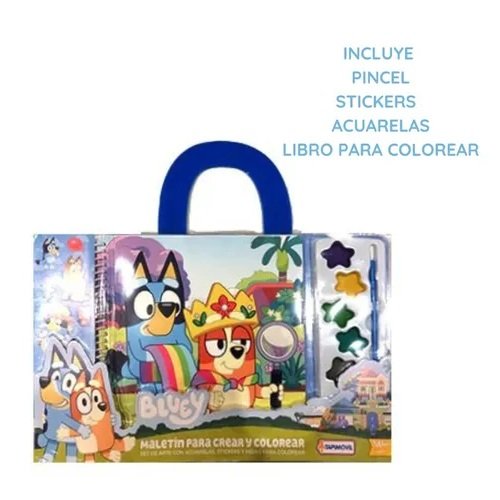 MALETIN P/CREAR Y COLOREAR BLUEY -1200 - Image 3