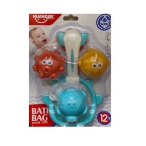 CESTO DE BASQUET CON ANIMALITOS PARA BAÑERA -HE0227