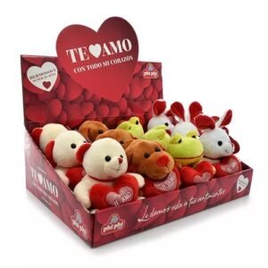 ANIMALITOS CON CORAZON 12CM -2632