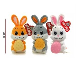 CONEJITO CON HUEVO DE PASCUA 15CM -2675