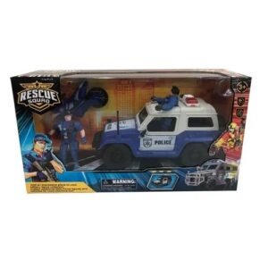 SET JEEP POLICIA CON MOTO Y MUÑECOS  -BL3326