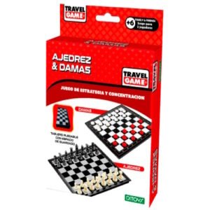 AJEDREZ Y DAMAS JUEGO DE VIAJE -3028