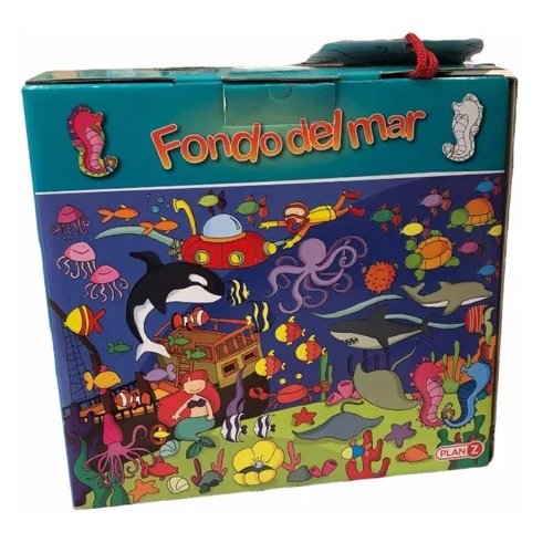 PUZZLE DEL MAR DE MADERA X6 -EV/MAR