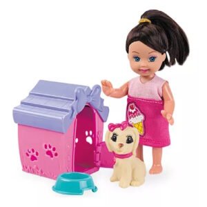MUÑECA GIRLS POP TASHA Y SU MASCOTA -IK0468