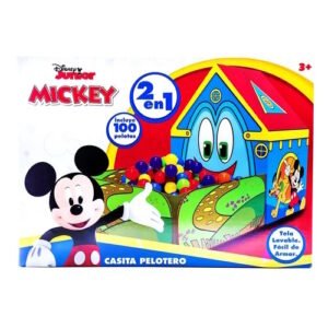 PELOTERO CASITA  2 EN 1 DISNEY CON 100 PELOTAS -1300010