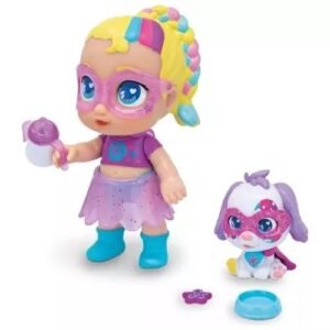 MUÑECA SUPER CUTE MINI GLITZY CON MASCOTA -1890