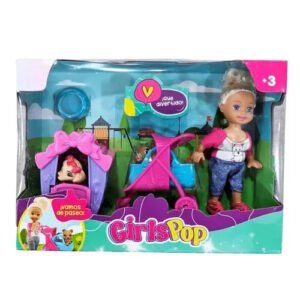 MUÑECA GIRLS POP ABBY Y SUS AMIGOS CANINOS -IK0467